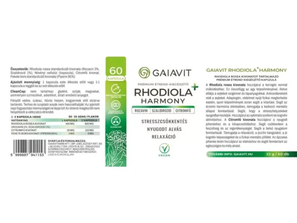 Gaiavit Rhodiola Harmony - Image 2