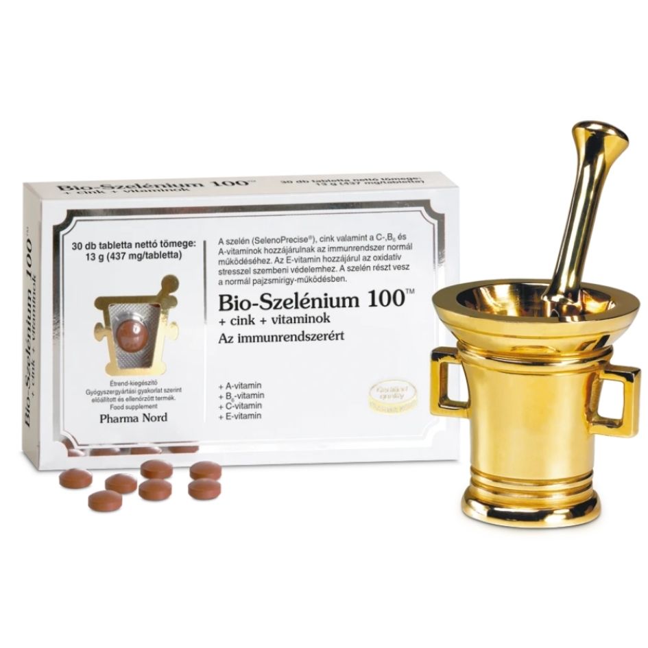 Pharma Nord Bio-Szelénium 100 + Cink + Vitaminok étrend-kiegészítő